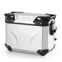 Valise latérale Givi Monokey OBKEV44AAL Trekker Outback EVO 44 Litres gauche - Aluminium anodisé