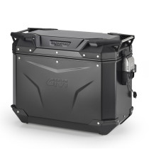Valise latérale Givi Monokey OBKEV44BL Trekker Outback EVO 44 Litres gauche - Aluminium naturel