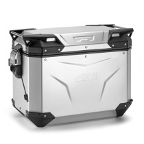 Valise latérale Givi Monokey OBKEV48AAL Trekker Outback EVO 48 Litres gauche - Aluminium anodisé 2