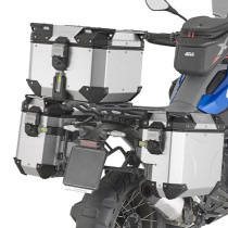 Valise latérale Givi Monokey OBKEVS33AAR Trekker Outback EVO 33 Litres droite - Aluminium anodisé 2