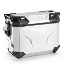 Valise latérale Givi Monokey OBKEVS40AAR Trekker Outback EVO 40 Litres droite - Aluminium anodisé