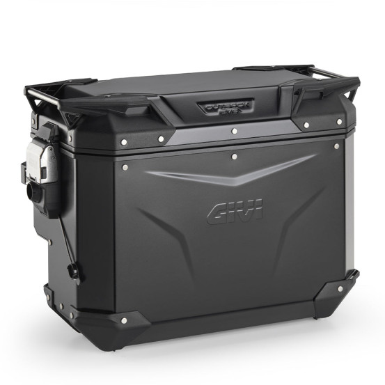 Valise latérale Givi Monokey OBKEVS40BR Trekker Outback EVO 40 Litres droite - Aluminium naturel