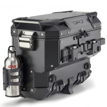 Valise latérale Givi Monokey OBKEVS40BR Trekker Outback EVO 40 Litres droite - Aluminium naturel 2