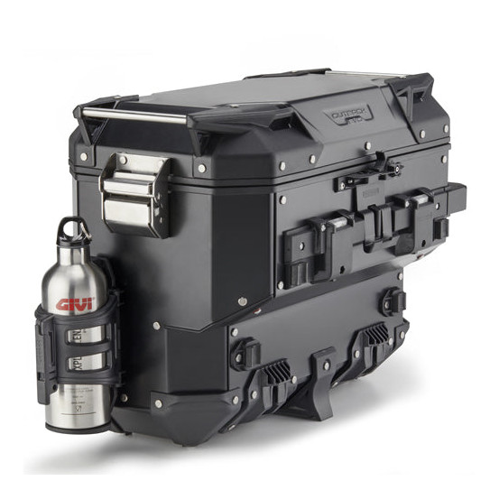 Valise latérale Givi Monokey OBKEVS40BR Trekker Outback EVO 40 Litres droite - Aluminium naturel