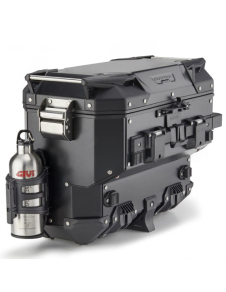 Valise latérale Givi Monokey OBKEVS40BR Trekker Outback EVO 40 Litres droite - Aluminium naturel