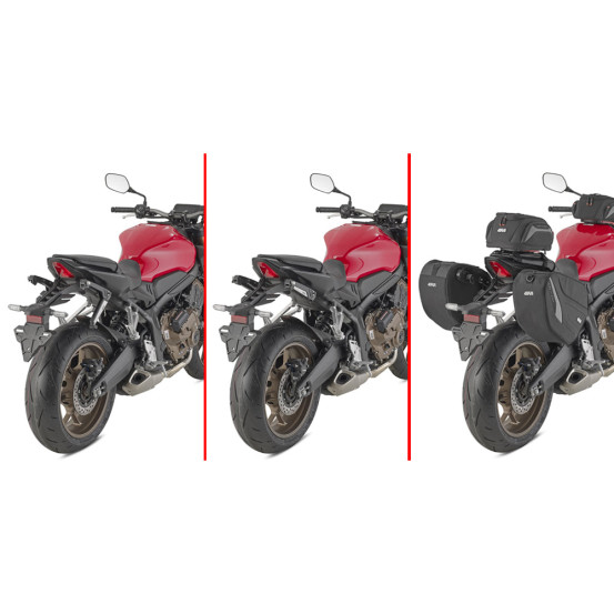 Support de sacoche cavalière Givi STL1208 - Honda CB 650 R 2021-2022 / Honda CB 650 R 2021-2023