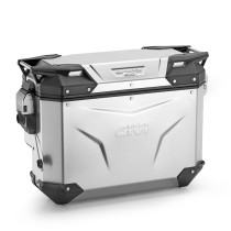 Valise latérale Givi OBKEVS33AR Trekker Outback EVO 33 Litres droite - Aluminium naturel
