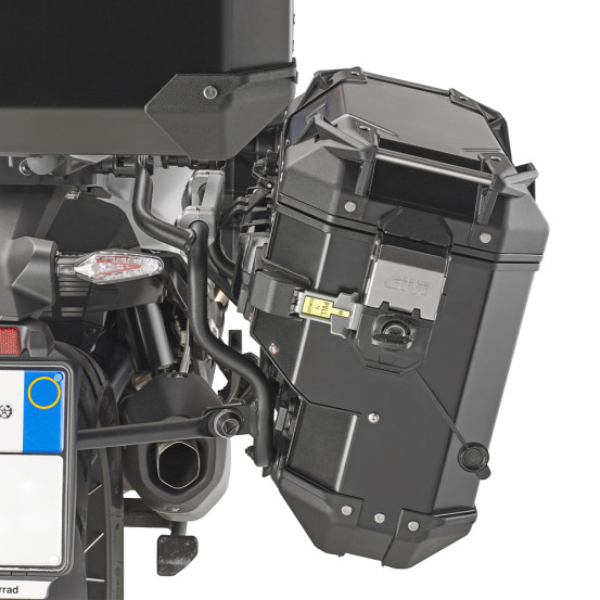 Valise latérale Givi OBKEVS33AR Trekker Outback EVO 33 Litres droite - Aluminium naturel