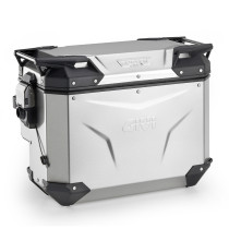 Valise latérale Givi OBKEVS40AR Trekker Outback EVO 40 Litres droite - Aluminium naturel