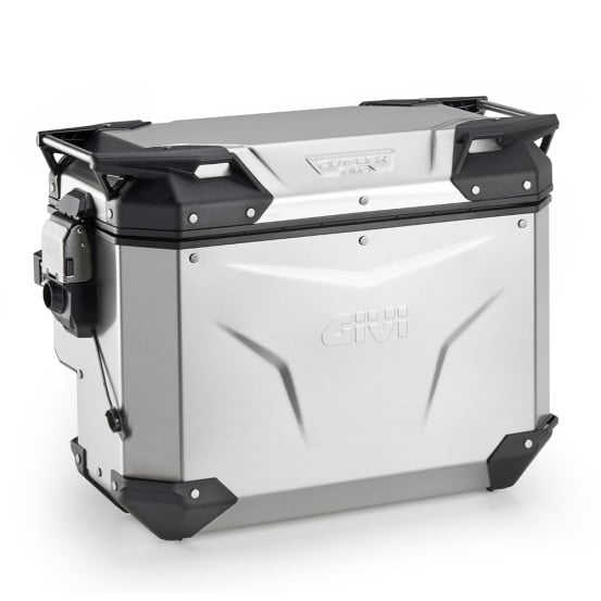 Valise latérale Givi OBKEVS40AR Trekker Outback EVO 40 Litres droite - Aluminium naturel