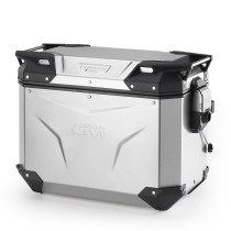 Valise latérale Givi OBKEV44AL Trekker Outback EVO 44 Litres gauche - Aluminium naturel