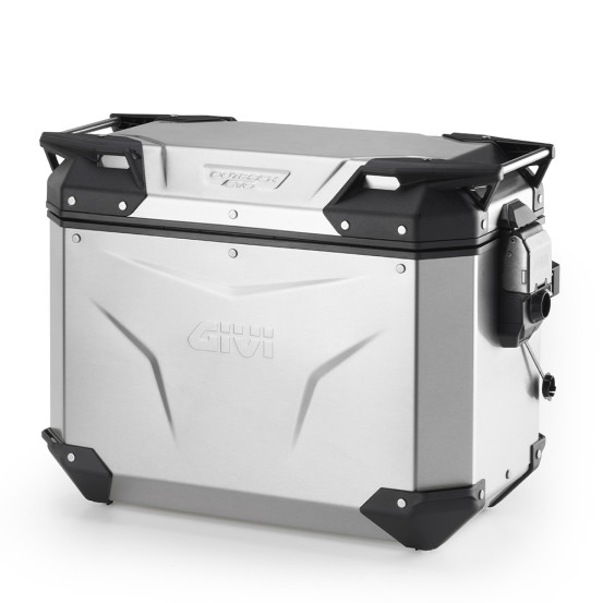 Valise latérale Givi OBKEV44AL Trekker Outback EVO 44 Litres gauche - Aluminium naturel