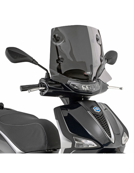 Bulle Givi Piaggio Liberty 50 125 150 2025 - 2026 - Fumé