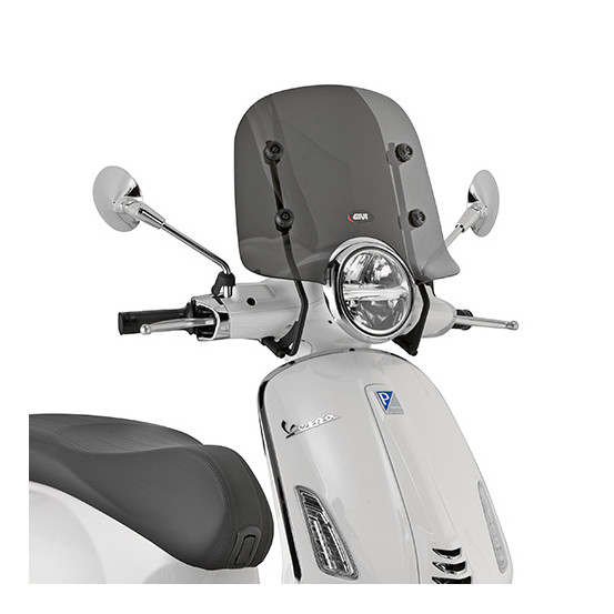 Bulle Givi Piaggio Vespa Primavera 50-125-150 2014 - 2026 - Fumé