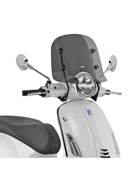 Bulle Givi Piaggio Vespa Primavera 50-125-150 2014 - 2026 - Fumé