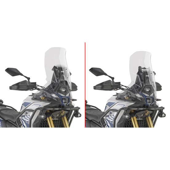 Bulle Givi Voge Valico 800 Rally - Incolore