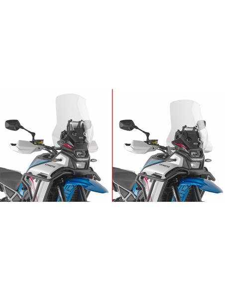 Bulle Givi CFMoto 450 MT 2024 - 2026 - Incolore