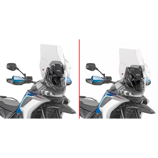 Bulle Givi CFMoto 800 MT X 2025 - 2026 - Incolore