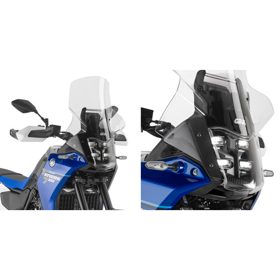 Bulle Givi Yamaha Tenere 700 Rally 2025 - 2026 - Incolore