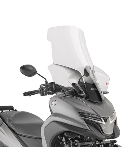 Bulle Givi Yamaha Tricity 125 2025 - 2026 - Incolore