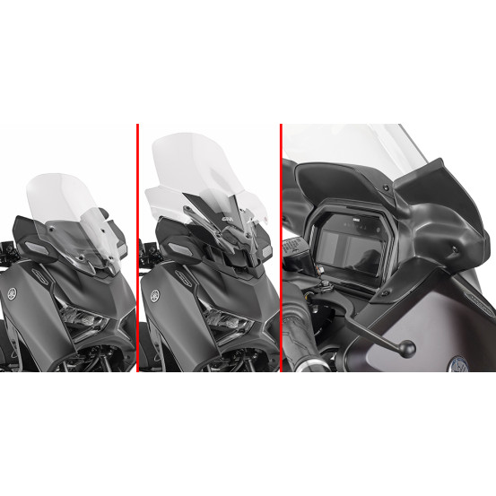 Bulle Givi Yamaha X Max 300 Tech Max 2025 - 2026 - Noir