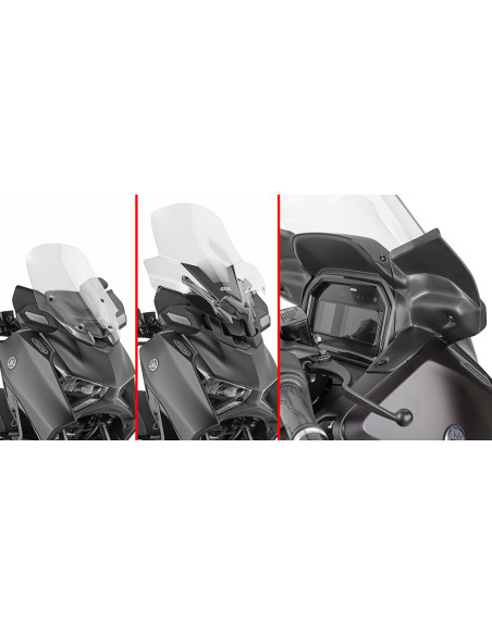 Bulle Givi Yamaha X Max 300 Tech Max 2025 - 2026 - Noir