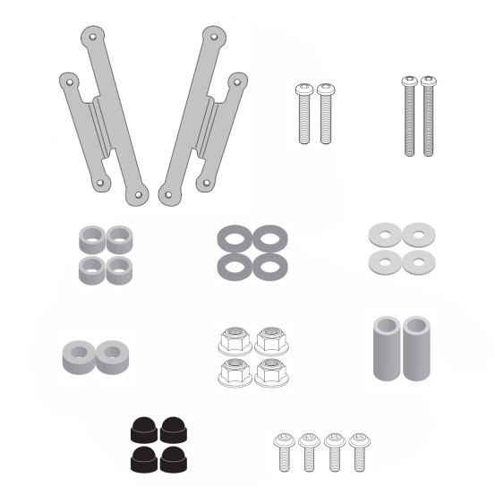 Kit de fixation Givi A4138A Kawasaki Z 650 S