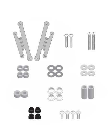 Kit de fixation Givi A4138A Kawasaki Z 650 S