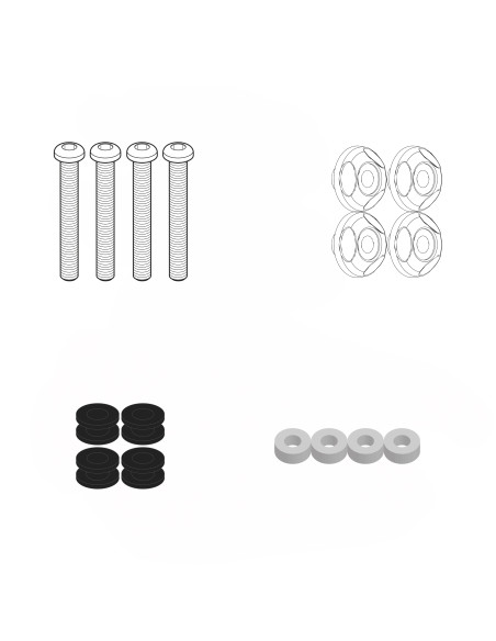 Kit de fixation Givi D2170KIT Yamaha N Max 125 2025 - 2026