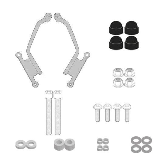 Kit de fixation pour bulle / saute-vent Givi A1215A - Honda CB 1000 Hornet 2025-2026