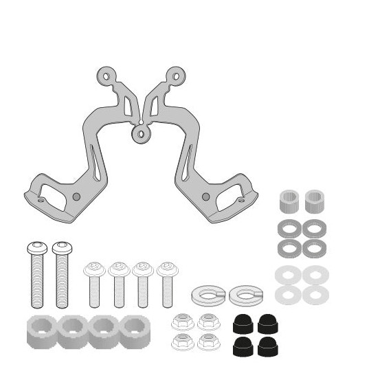 Kit de fixation pour bulle / saute-vent Givi A3126A - Suzuki GSX 8S 2023-2025
