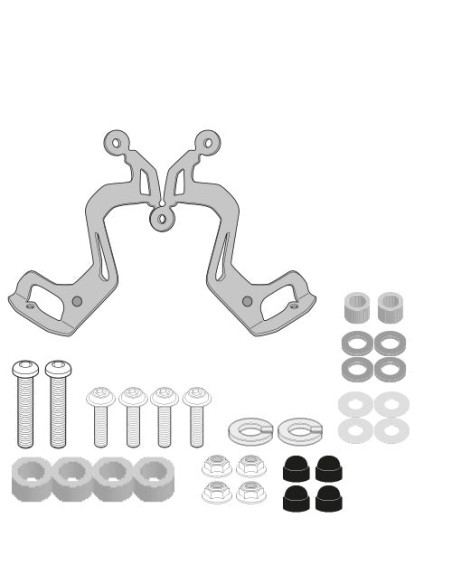 Kit de fixation pour bulle / saute-vent Givi A3126A - Suzuki GSX 8S 2023-2025