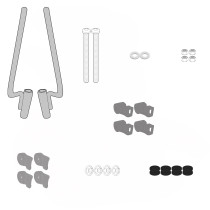 Kit de fixation pour bulle / saute-vent Givi A5623A - Piaggio Liberty 50 125 150 2025-2026