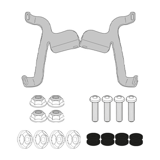 Kit de fixation pour bulle / saute-vent Givi A6127A - Kymco Filly 50 2025-2026