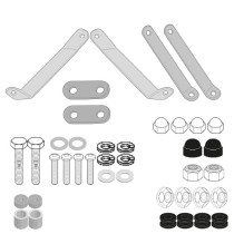 Kit de fixation pour bulle / saute-vent Givi A7057A - SYM HD 300 2019-2025