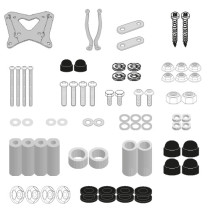 Kit de fixation pour bulle / saute-vent Givi A9541A - Silence S01
