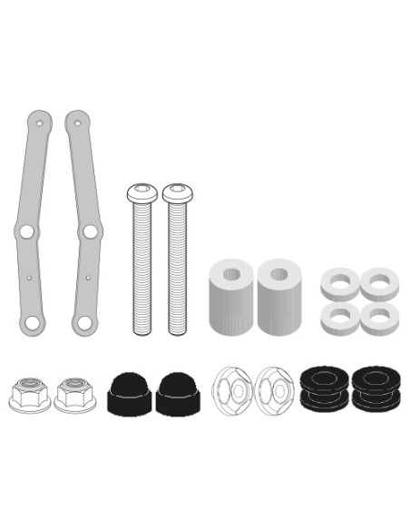 Kit de fixation pour bulle / saute-vent Givi D9259KIT - Voge SR1 125 2023-2026
