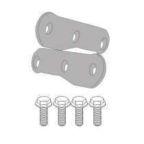 Kit de fixation pour support de bagagerie Givi 4114KIT - Kawasaki Versys 650 2015-2021 / Kawasaki Versys 650