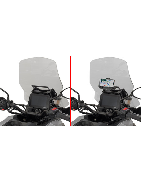 Support téléphone Givi FB2171 Yamaha Tracer 9 Tracer 9 GT Tracer 9 GT 2025 - 2026