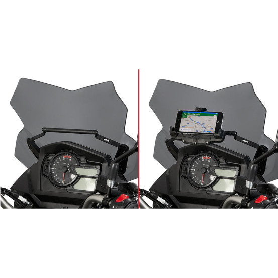 Support téléphone Givi FB3112 Suzuki DL 650 V Strom 2017 - 2022