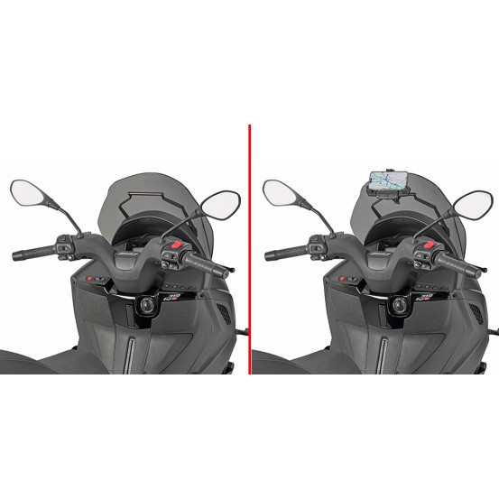 Support téléphone Givi FB5622 Piaggio MP3 310 2025 - 2026