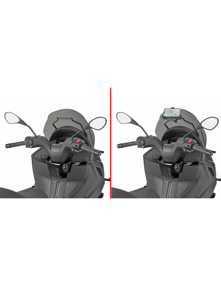 Support téléphone Givi FB5622 Piaggio MP3 310 2025 - 2026
