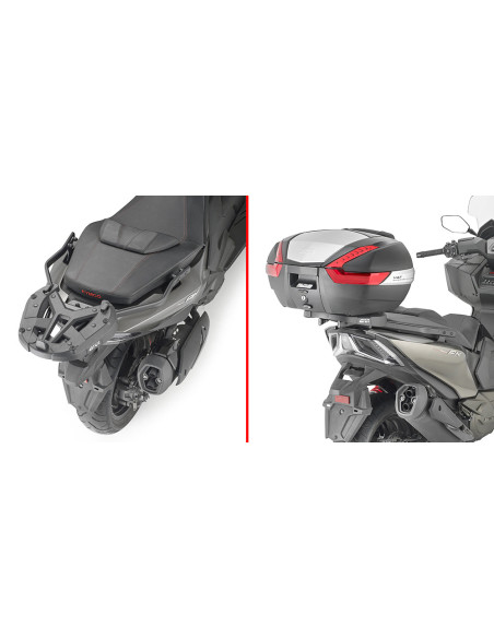 Support top case Givi Monokey - Monolock SR6122 Kymco Ak 550 Premium 2023 - 2026
