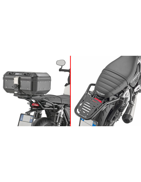 Support top case Givi Monokey - Monolock SR6427 Triumph Speed Twin 1200