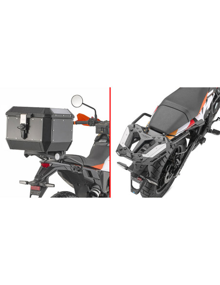 Support top case Givi Monokey - Monolock SR7718 KTM 390 Adventure X 390 Adventure R 2025 - 2026