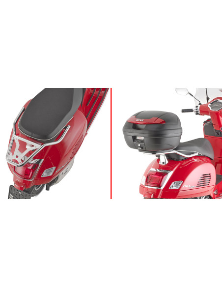 Support top case Givi Monolock SR5620CR - Piaggio Vespa GTS 125-150-300 Super 2008-2022 / Piaggio Vespa GTS 310 GTS 310 Super GT