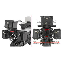 Supports valises Givi Monokey Cam - Side PLO2171CAM Yamaha Tracer 9 Tracer 9 GT Tracer 9 GT 2025 - 2026