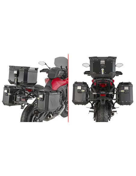 Supports valises Givi Monokey Cam - Side PLO2177CAM Yamaha Tracer 7 2025 - 2026