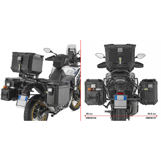 Supports valises Givi Monokey Cam - Side PLO9264CAM Voge Valico 800 Rally