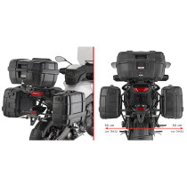 Supports valises Givi Monokey PLO2171MK Yamaha Tracer 9 Tracer 9 GT Tracer 9 GT 2025 - 2026